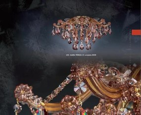 Plafonier cristal Bohemia diametru 56cm MARIA TEREZIA 22 complete 8008 CE