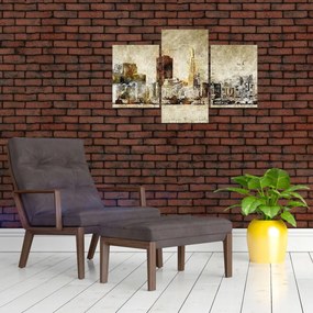 Tablou - Oraș artistic (90x60 cm)