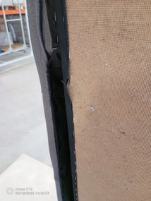 OFERTA Canapea extensibila in forma de U LIVARO 305x140 cm, gri inchis, calitatea II.