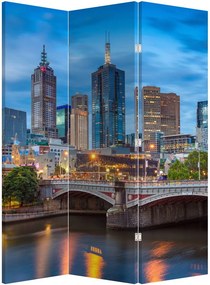 Paravan - Orașul Melbourne (126x170 cm)