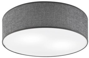 Plafonieră SIRJA 2xE27/15W/230V, diametru 45 cm, gri