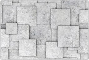 Tablou - Abstracție cu faianță de beton (90x60 cm)