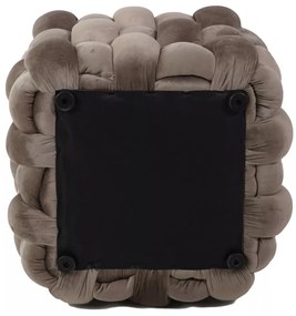Taburet Faris velvet bej inchis Tap.251