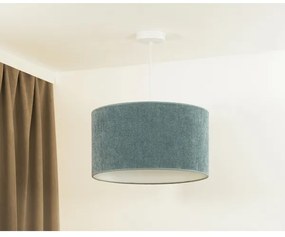 Lustră pe cablu Duolla CORDUROY 1xE27/15W/230V d. 40 cm albastru deschis