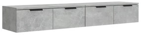3115895 vidaXL Dulapuri perete, 2 buc., gri beton, 68x30x20 cm, lemn prelucrat