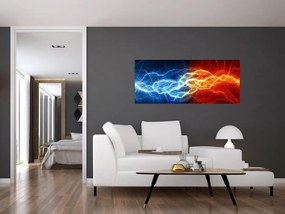 Tablou cu tensiunea de curent (120x50 cm)