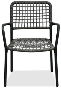 Autronic Set de grădină 1+2, metal, polyrattan,gri , AZ-L1103 GREY