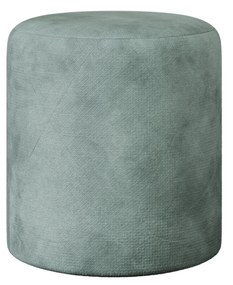 Taburet Tapitat Mali, Turcoaz, Stofa, L 41 x l 41 x H 45 cm