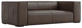 Canapea maro cu tapițerie din piele 212 cm Madame – Windsor &amp; Co Sofas
