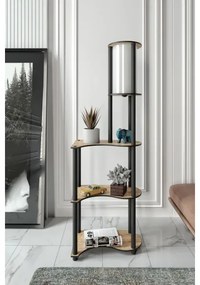 Lampă de podea NOTO cu polițe 1xE27/40W/230V bej/negru