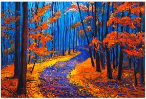 Tablou - Pădurea toamna (90x60 cm)