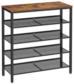 Pantofar DAVOR maro/negru