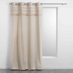 Draperie în culoare naturală din bumbac 140x240 cm Atlas – douceur d'intérieur