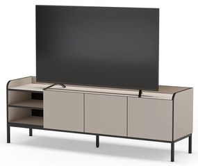 Comodă TV crem 160x55x42 cm Adara – Marckeric