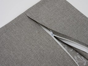 Husa de perna decorativa LEAFY LACE 40x40 cm, gri