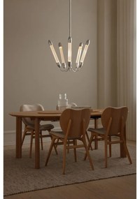 Lustră argintie din oțel cu abajur din sticlă ø 69 cm Lemon Squeeze – UMAGE