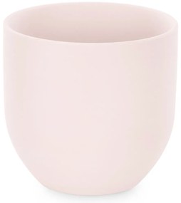 Suport de lumanare din ceramica Culoare roz pudrat, SHIRE