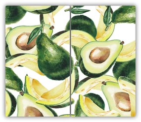 Tocator din sticla Avocado