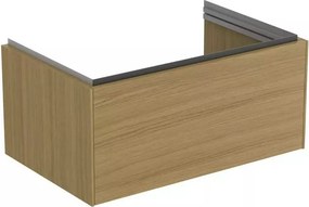 Dulap baza suspendat Ideal Standard Atelier Conca 1 sertar finisaj stejar deschis 80 cm