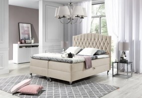 Expedo Pat tapitat boxspring CRUZ + topper, 120x200, riviera 21