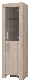 Vitrină CR06 rie (Stejar sonoma). Promo -17%. 1070637