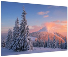 Tablou - Peisaj de iarnă (90x60 cm)