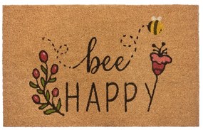 Covoraș de intrare din fibre de cocos 75x45 cm Bee Happy - Hanse Home