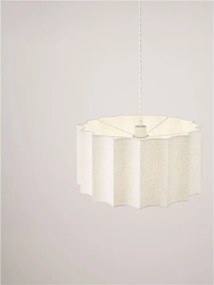Lustra suspendata cu abajur alb Alve