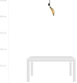 Aplică LOTUS 1xE14/10W/230V negru/bej