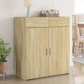 vidaXL Dulap, stejar sonoma, 80x42,5x93 cm, lemn prelucrat