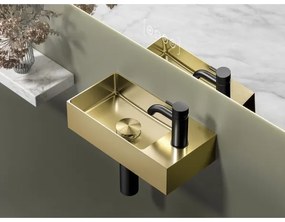 Sapho - Lavoar suspendat AURUM 36,5 x 18 cm, auriu mat