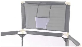 Țarc pentru copii cu mingi și coș 130x65x110cm GREY