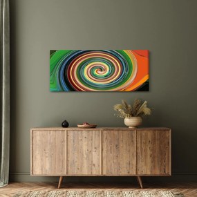 Tablou abstract - spirala colorata (120x50 cm)