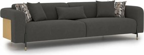 Canapea lemn masiv Marquesa 3 Locuri, 260 × 100 × 75 cm