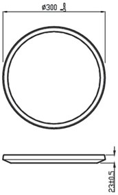 Plafonieră LED dimabilă pentru baie SCENE SWITCH LED/18W/230V IP44 Philips