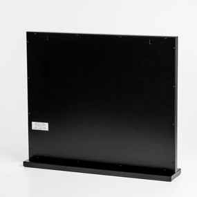 BRILAGI - Oglindă de machiaj HOLLYWOOD LED reglabilă, 15W, 230V, 60x50 cm, neagră