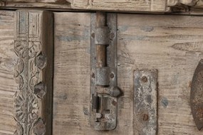 Bufet, natur, din lemn reciclat, sculptat manual,Rigora