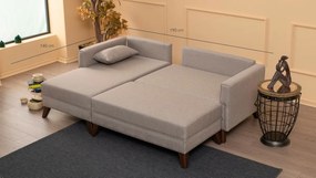 Canapea extensibilă de colț Bella Corner Left 2Cream