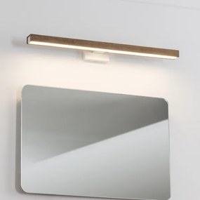 Aplică LED pentru oglindă de baie Brilagi WOODY MIRROR LED/12W/230V IP44 stejar/alb