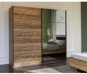 Dulap OREN cu oglindă, 220x210 cm, stejar Artisan