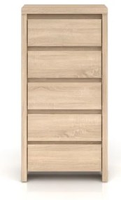 Comodă Kaspian KOM5S (Stejar sonoma). Promo -39%. 798007