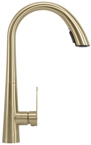 Baterie de bucătărie REA Ross BRUSH GOLD
