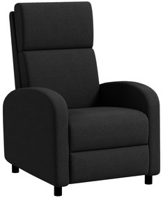 HOMCOM Fotoliu relax fotoliu inclinabil salon fotoliu de relaxare - spătar reglabil până la 160° suport pentru picioare integrat | Aosom Romania