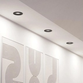 Eglo 902287 - Set 3x LED RGBW, spot încastrat reglabil SALICETO-Z LED/4,7W/230V, negru