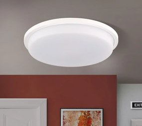 Plafoniera LED moderna LEROX 40cm alba