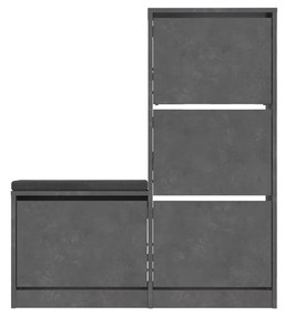 Pantofar/ Dulap pantofi Dora (Gri). 1073143