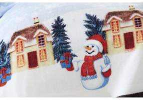 Pătură din amestec de bumbac 150x200 cm cu model de Crăciun – Mila Home