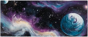 Tablou - Univers pictat (120x50 cm)
