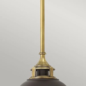 Lustră pe tijă Hinkley HK-AMELIA-P-S-RB AMELIA 1xE27/60W/230V alamă