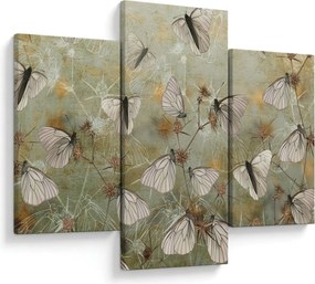 Tablou - Vintege fluturi (90x60 cm)